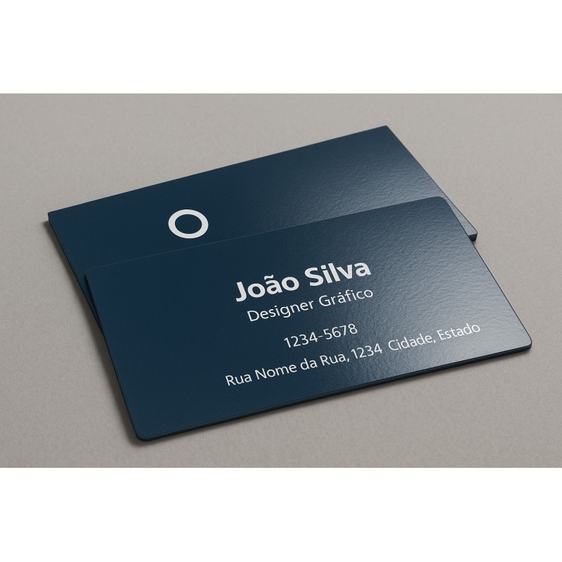 Cartão de visita Plastificado | Leve