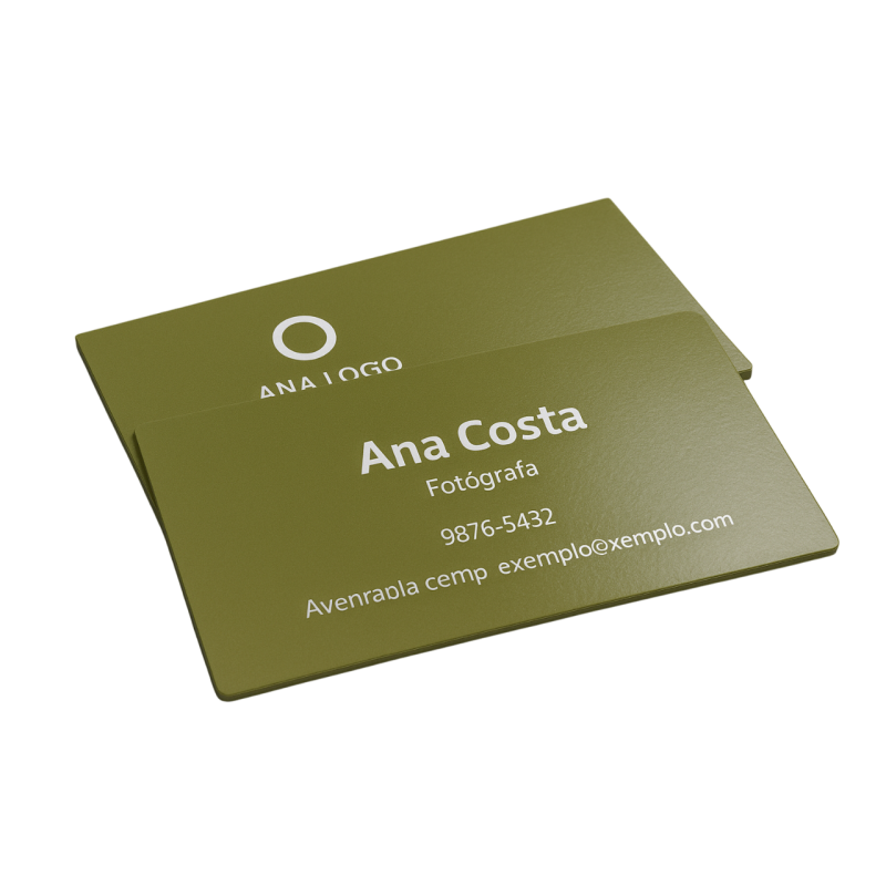 Cartão de visita Plastificado | Duro